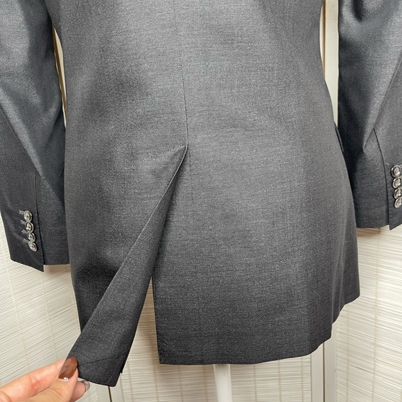 Dolce & Gabbana Classic Blazer Size M Gray Double Button - Picture 8 of 15